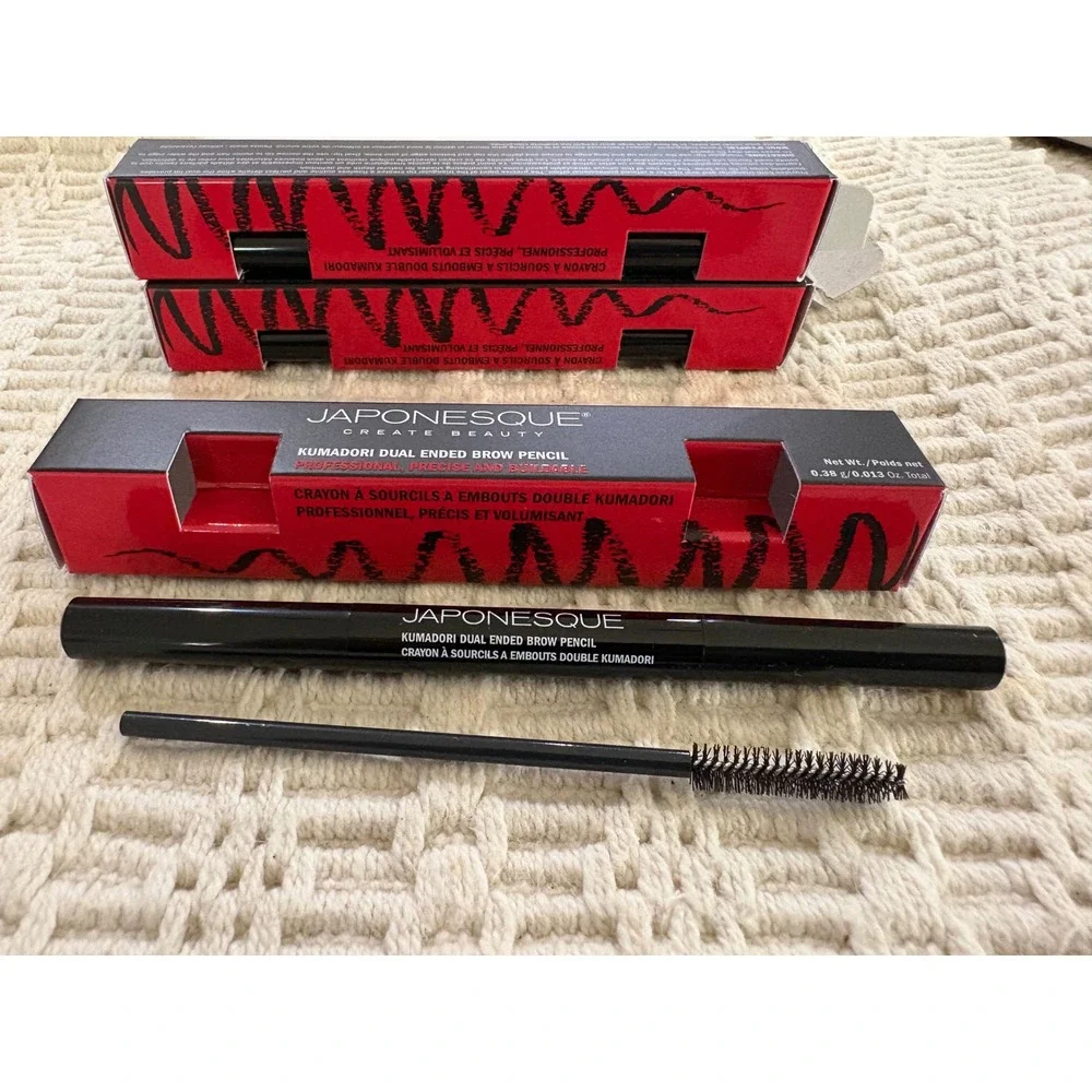 Japonesque Kumadori Dual Ended Brow‎ Pencil Medium/Dark Set of 2